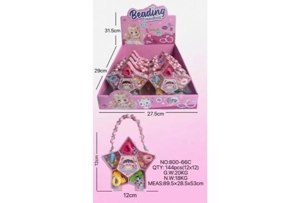 DIY playhouse girl toy beads cartoon pentagram (12PCS single price)