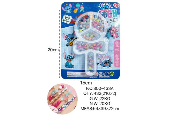 DIY Playing House Girl Toys Beaded Cartoon Hand Butterfly
