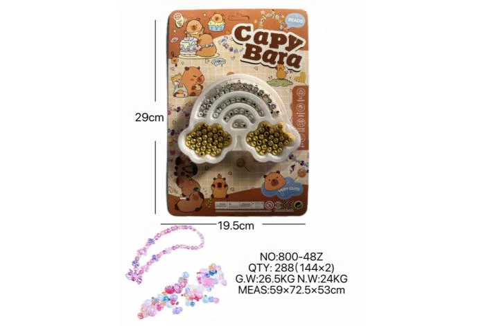 DIY Beaded Capybara Hand Cloud