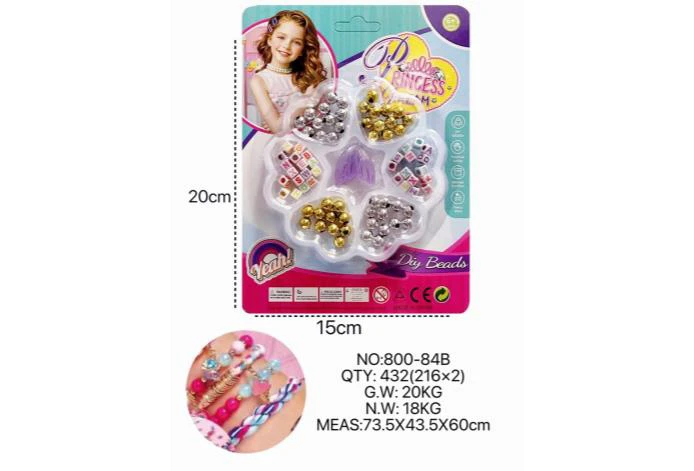 DIY Beaded Little Girl Plum Blossom