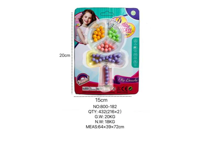 DIY Bead Three-Segment Lollipop