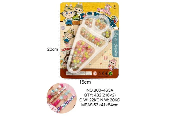 DIY Playing House Girl Toys Beaded Cartoon Capybara Heart