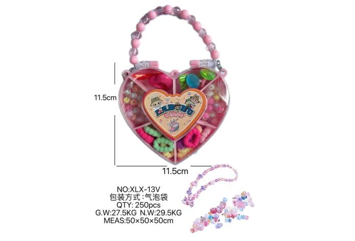 DIY play house girl toy beaded Labbibi heart