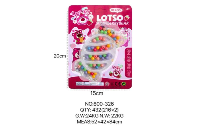 Strawberry Bear DIY Beads Candy