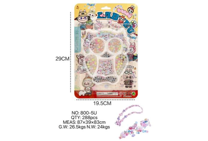 DIY pretend play girl toy bead Lumpy