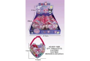 DIY Play House Girl Toy Beads Kuromi Heart (12PCS Single Price)