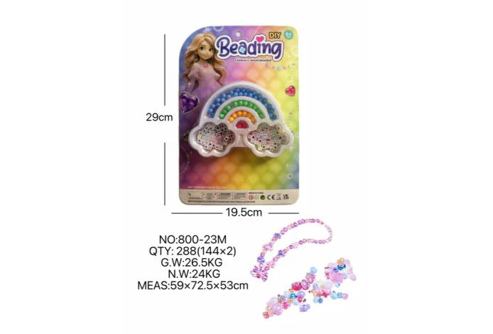 DIY playhouse girl toy beaded little girl cloud