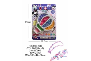 DIY playhouse girl toy beaded Kuromi balloon