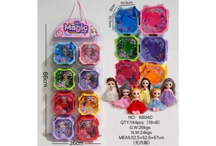 Pretend Play Barbie (Six-color 8PCS Price per piece)