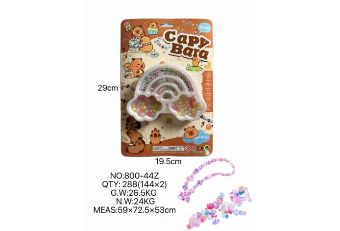 DIY Playhouse Girl Toy Beads Capybara Cloud