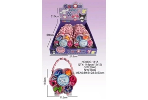 DIY pretend play girl toy beaded Kuromi plum blossom (price per piece for 12PCS)