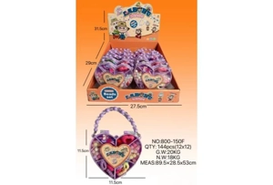 DIY Play House Girl Toy Beads Pull Cloth Heart (12PCS Single Price)
