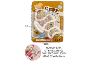 DIY Playing House Girl Toys Beaded Cartoon Capybara Square