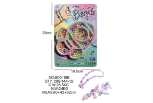 DIY playhouse girl toy beads cartoon hand rocket