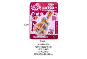 Strawberry Bear DIY Beads Guitar