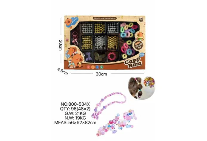 DIY Beaded Capybara Plaid