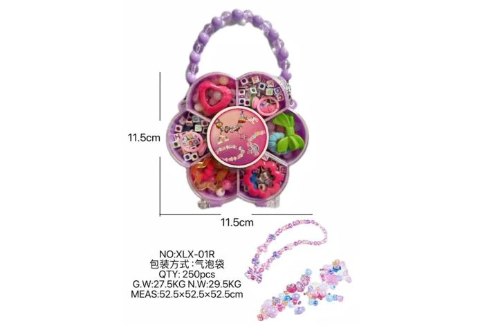DIY playhouse girl toy beaded jewelry plum blossom
