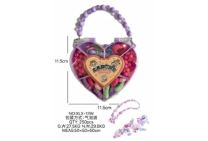 DIY play house girl toy beaded Labbibi heart