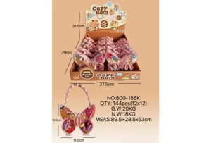 DIY pretend play girl toy beaded cartoon capybara butterfly (12PCS single piece price)