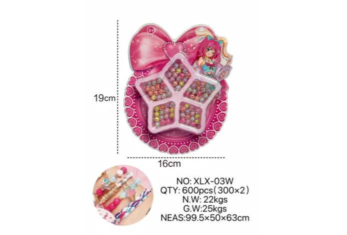 DIY playhouse girl toy beaded beads