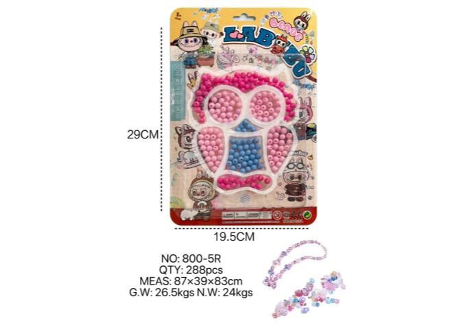 DIY pretend play girl toy bead Lumpy