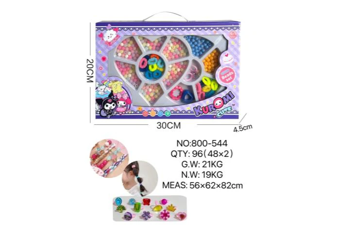 DIY Playing House Girl Toys Beaded Cartoon Hand Butterfly