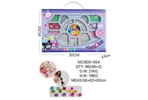 DIY Playing House Girl Toys Beaded Cartoon Capybara Heart