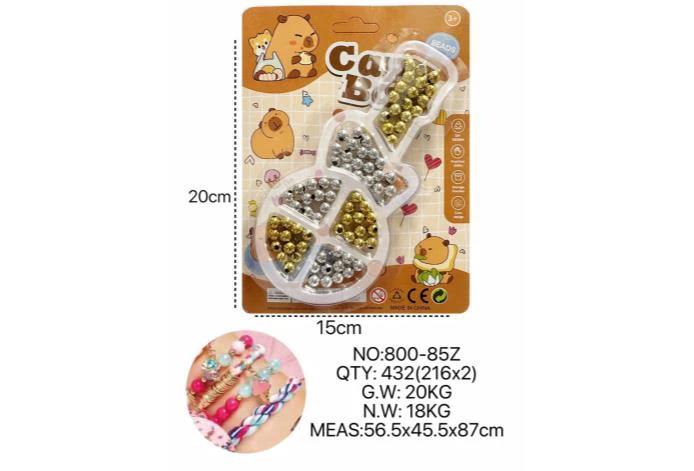 DIY Beaded Capybara Plum Blossom