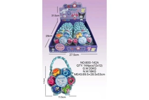 DIY pretend play girl toy beaded Kuromi plum blossom (price per piece for 12PCS)