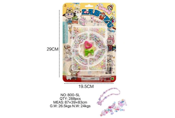 DIY pretend play girl toy bead Lumpy