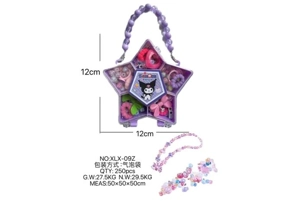 DIY play house girl toy beaded kulomi pentagram