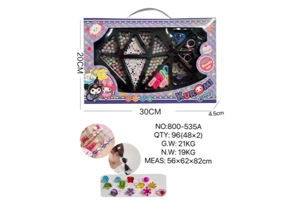DIY pretend play girl toy beaded Kuromi diamond