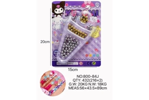 DIY Beaded Kuromi Ice Cream