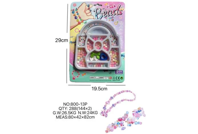DIY play house girl toy beaded cartoon small handbag