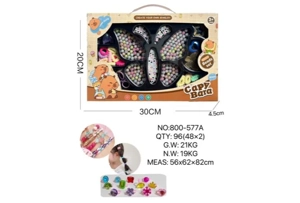 DIY Playing House Girl Toys Beaded Cartoon Capybara Butterfly