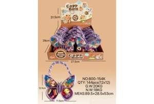 DIY pretend play girl toy beaded cartoon capybara butterfly (12PCS single piece price)