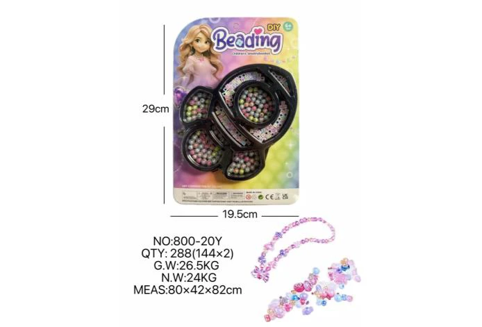 DIY Pretend Play Girl Toy Beads Little Girl Rocket