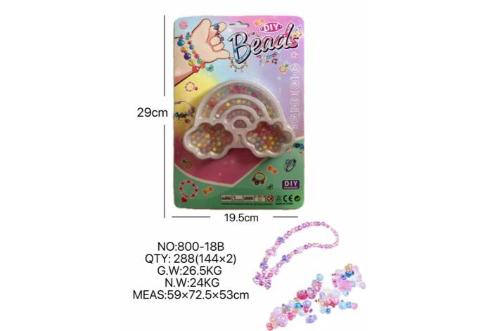 DIY playhouse girl toy beads cartoon hand cloud