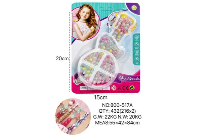 DIY Playing House Girl Toys Beaded Cartoon Capybara Cat