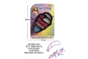 DIY playhouse girl toy beaded little girl big ice cream
