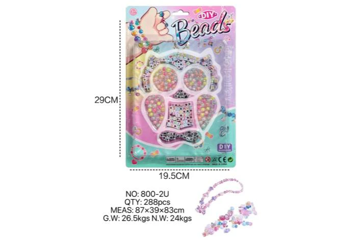 DIY pretend play girl toy beads Cartoon hand