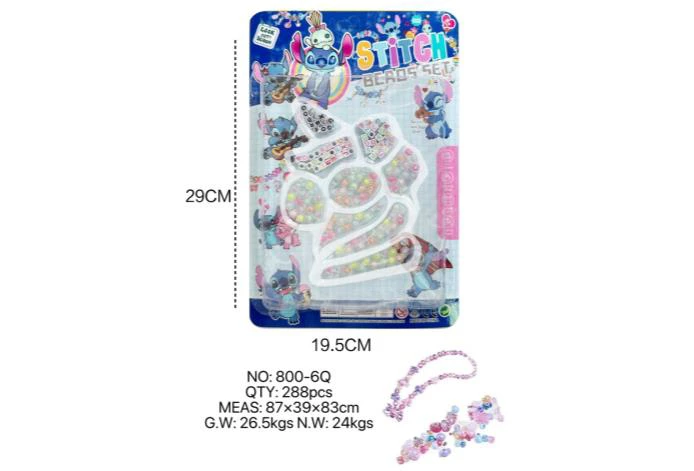 DIY playing house girl toy beads Stitch