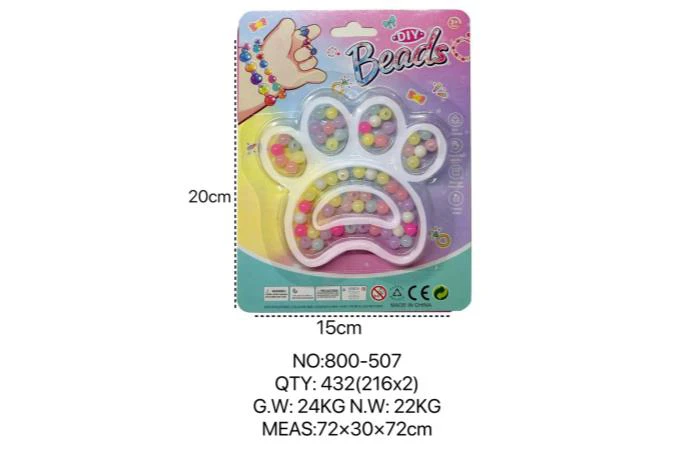 DIY Beaded Cartoon Hand