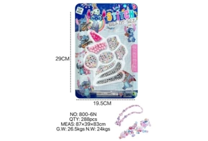 DIY playing house girl toy beads Stitch