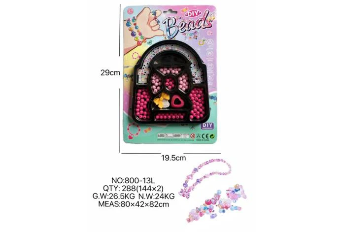 DIY play house girl toy beaded cartoon small handbag