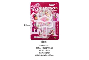 DIY Beaded Strawberry Bear