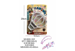 DIY play house girl toy beaded rab balloons