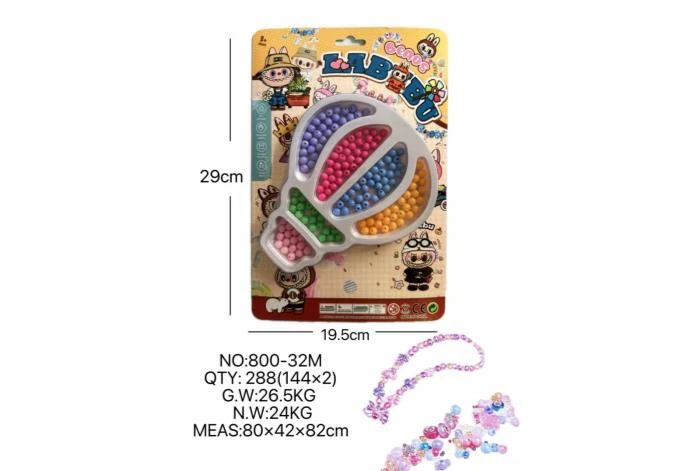 DIY play house girl toy beaded rab balloons