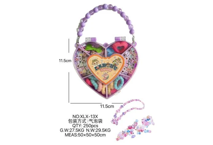 DIY play house girl toy beaded Labbibi heart