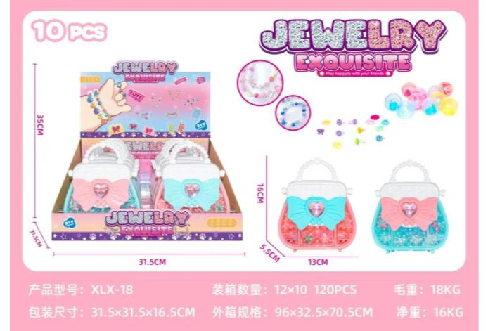 DIY Playing House Girl Toys Beaded Cartoon Capybara Cat